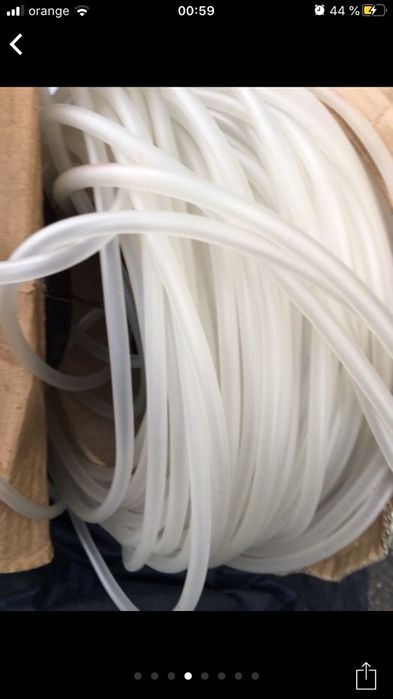Furtun siliconat de 2 mm ,compresoare acvarii etc