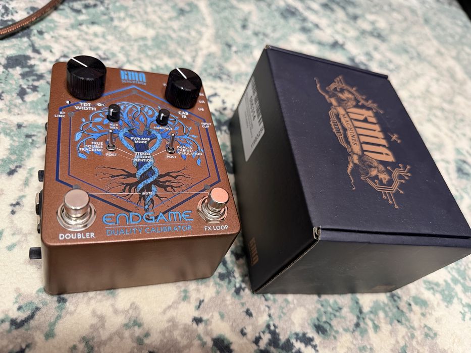 KMA Endgame.  Virtual cab, stereo fx loop, doubler, bluetooth