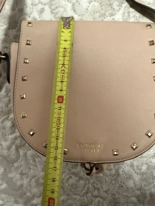 Geanta dama Victoria Secret roz nude crossbody eleganta cu tinte