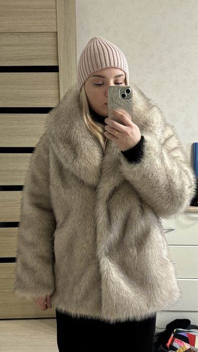 Продам эко-шубку б/у