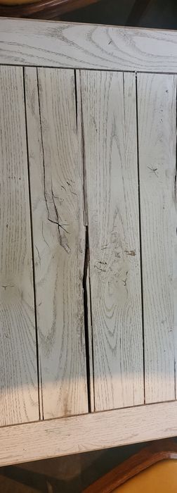 Холна маса бяла масив 2 бр.