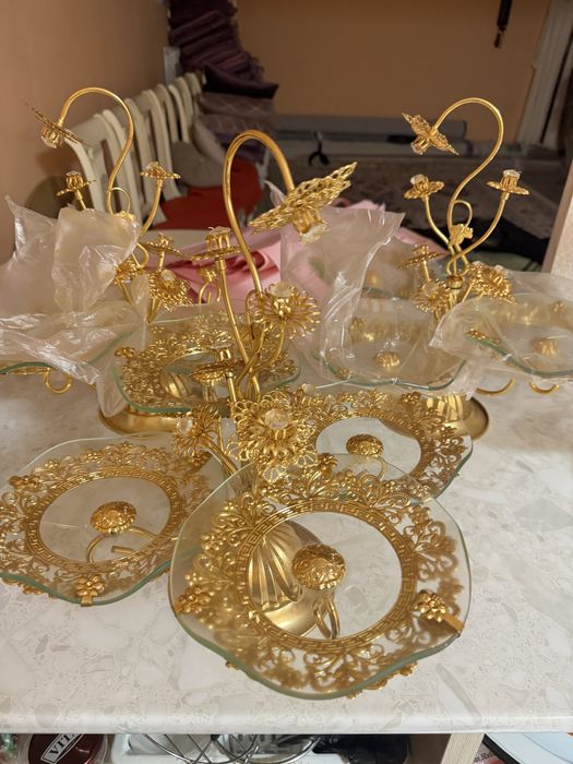 Менажница 3 шт в хорошом состояние