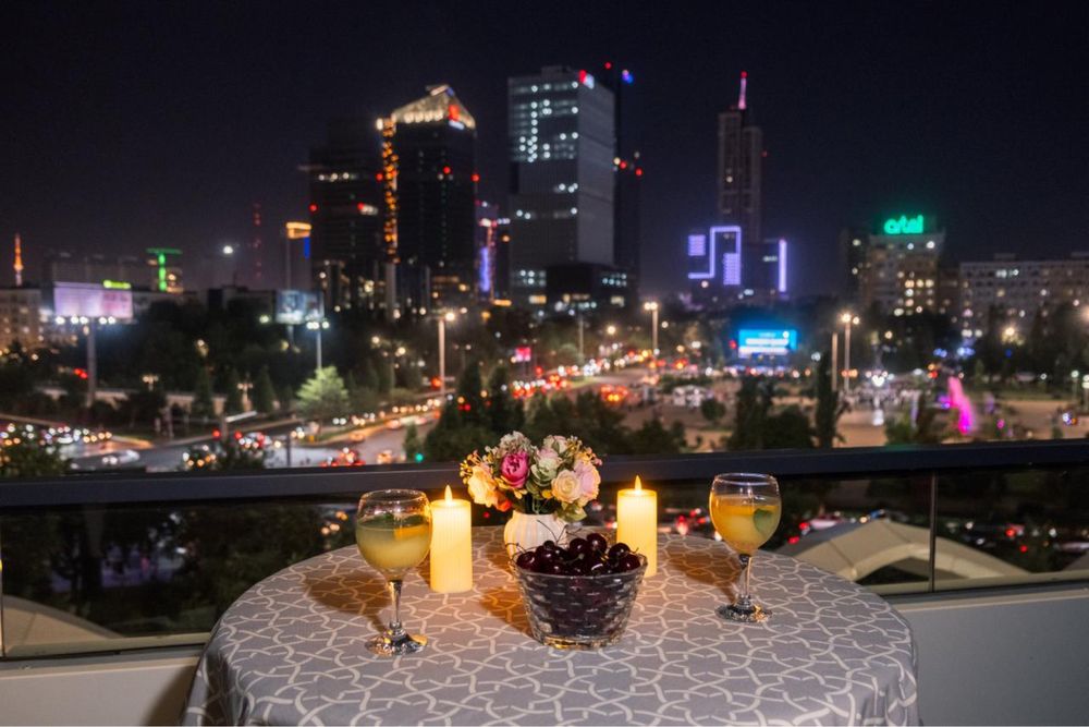 Аренда суточно люкс апартаменты в NRG U-Tower с видом на Ташкент Сити