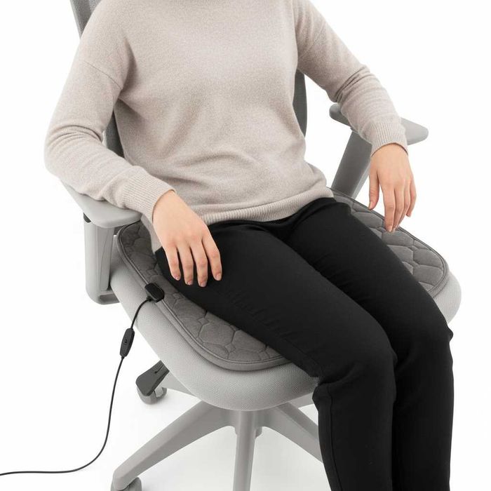 Perna electrica incalzire rapida USB pentru birou sau masina 45x45x3cm
