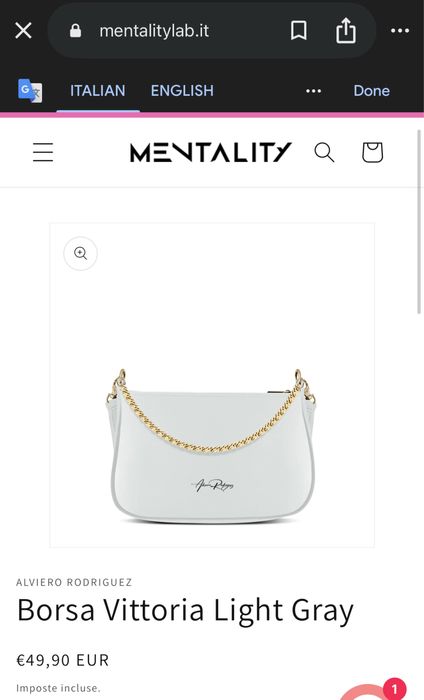 Нова чанта Alviero Rodriguez