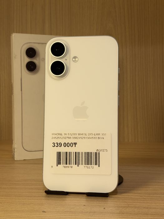iPhone 16 512GB / 89% 0-0-12/24