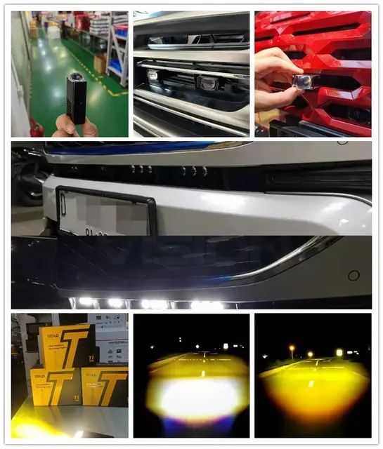 Led споты, матричные фары на решетку авто