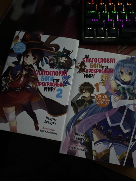 книга ранобэ коносуба том 1 и 2
