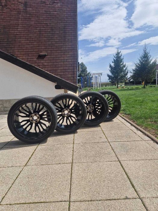 Set jante Audi A6 Competition + anvelope, stare foarte bună