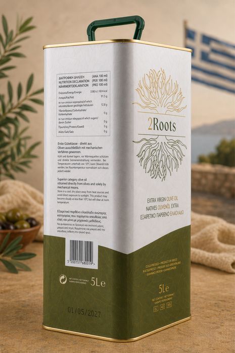 Ulei de măsline extravirgin Grecia  3L / 5L PRESAT LA RECE produs Premium, aciditate 0,4%