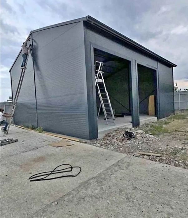 STOC !!! Vand structura metalica in serie pentru hala de 10X20X4 metri