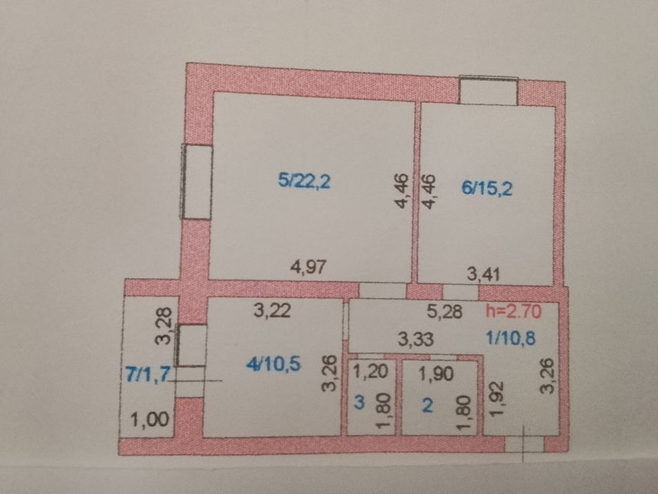 Продам 2х комнатную квартиру