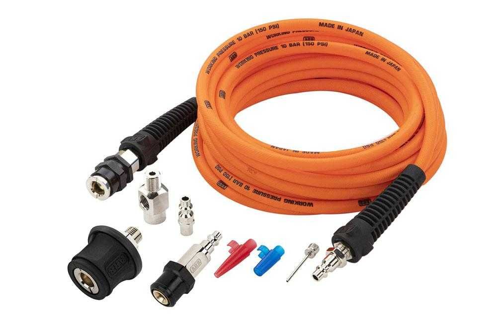 Furtun HF lungime 6M cu cuple rapide pentru compresor HF