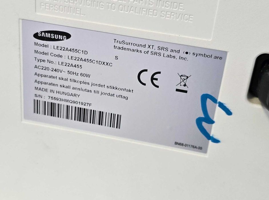 Televizor led Samsung LE22A455 - 22 inch/56 cm - Lichidare de stoc