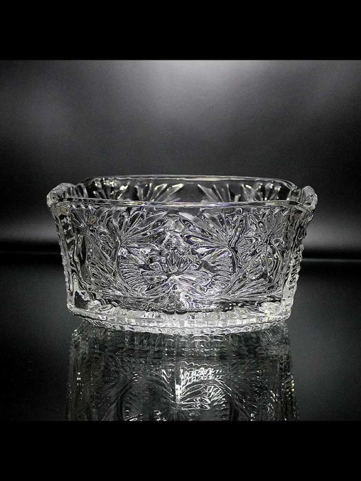 Хрусталь! Хрустальная ваза-салатница «Звездное сияние» (СССР)