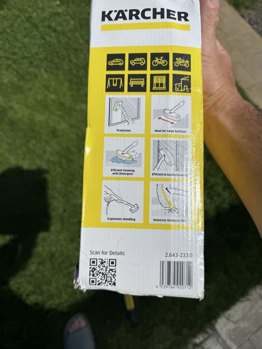 Perie pentru suprafete delicate, pentru aparat de spalat cu presiune Karcher K 2 / K 3 / K 4 / K 5 / K 7, WB 60