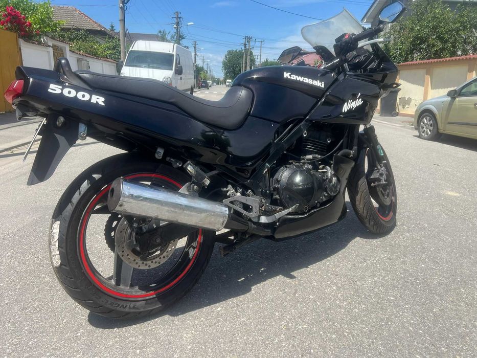 Kawasaki GPZ 500R / EX500C F | A2 | 1996 | 62.000 km | Anvelope + Ambreiaj Noi | Acte la zi | Baterie nouă