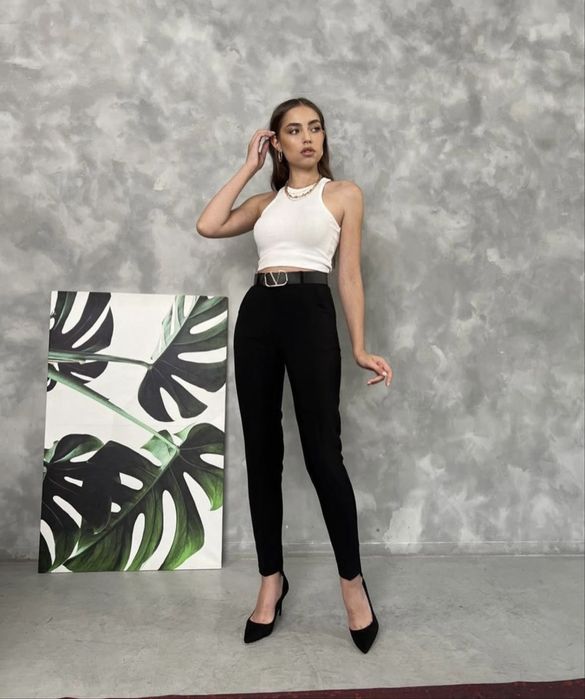 Классические брюки утепленные