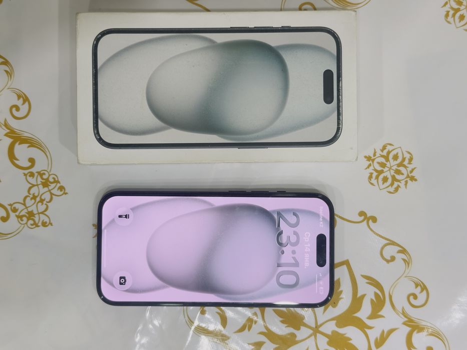 Iphone 15 черный 128gb 87%акб