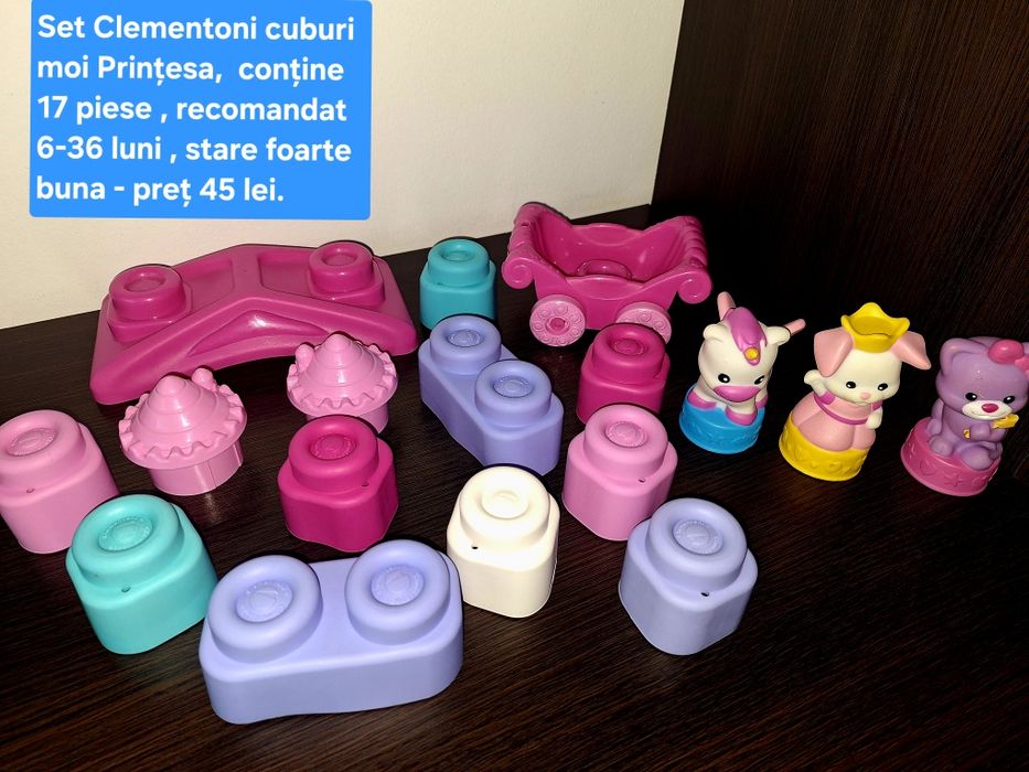 Set Clementoni cuburi moi.