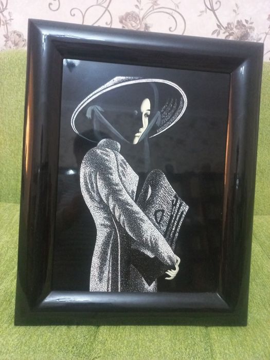 Картина "Девушка в шляпе"