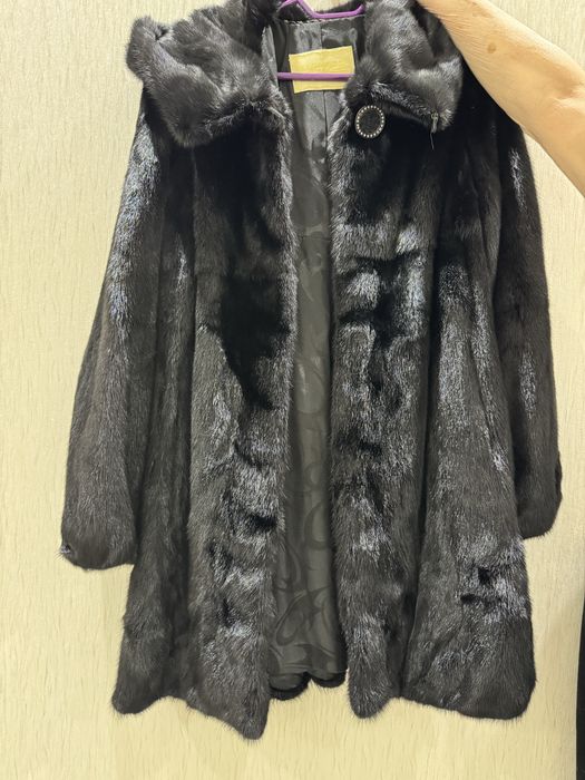 Шуба норковая с кулиской