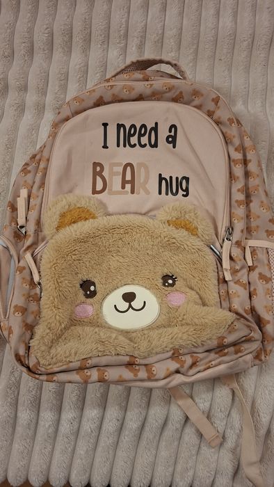 Ученическа чанта за момиче Мече