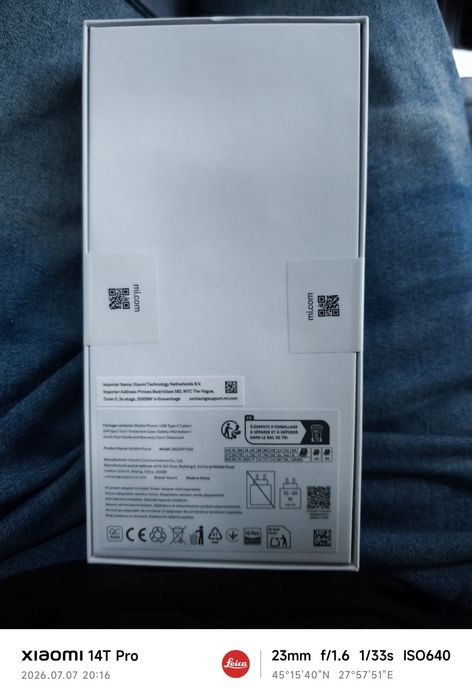 Xiaomi 17t black 256gb cu 12gb RAM