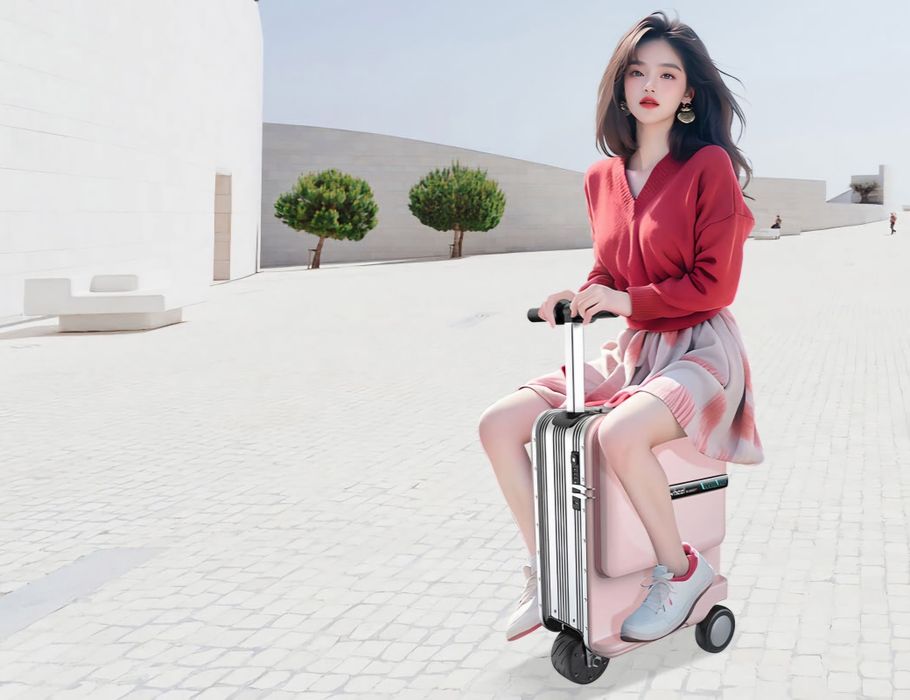 Чемодан скутер робот умный