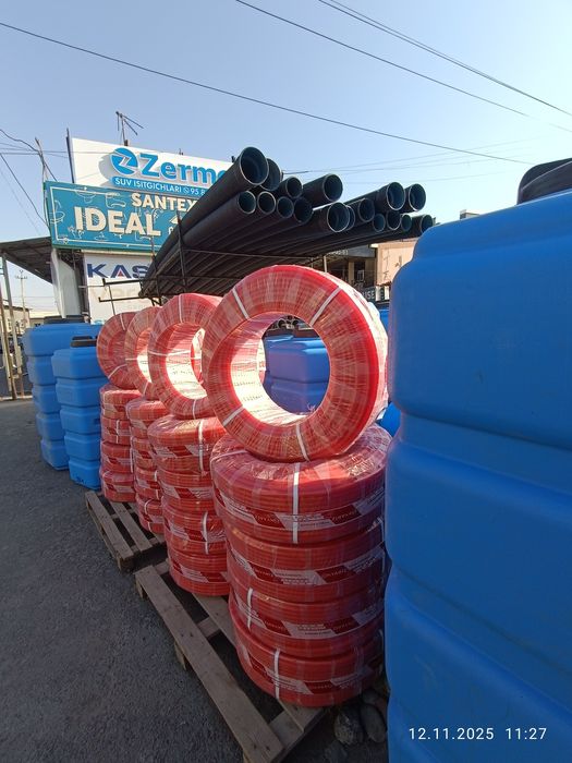 Шланг для теплого пола. Труба иссик пол учун