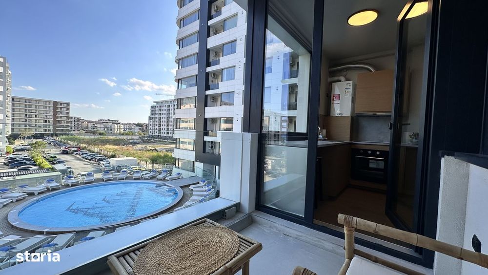 2 camere, Mamaia Nord Lidl, Stefan Building Resort 2, la mare