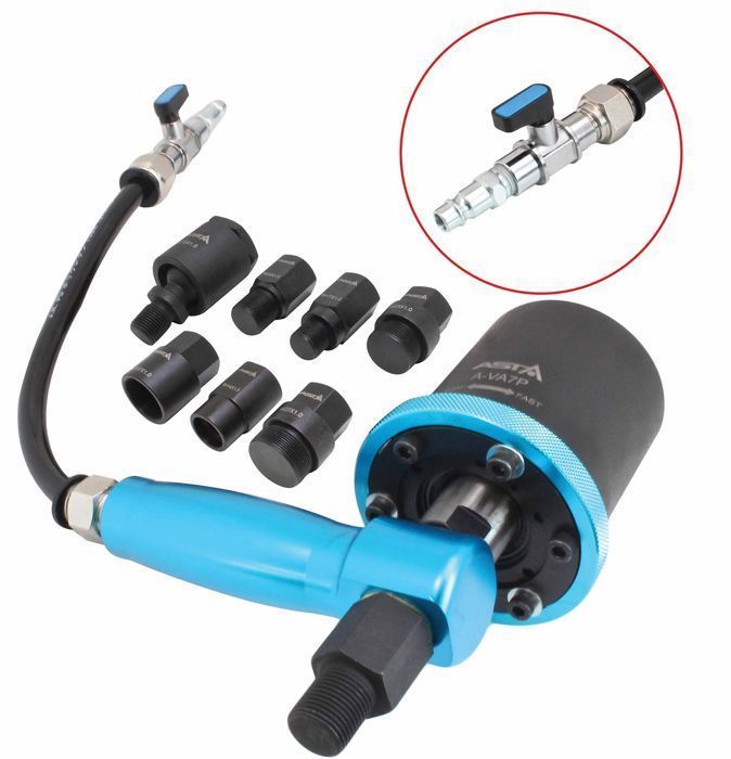 Trusa presa extractor pneumatic pentru injectoare  7 piese