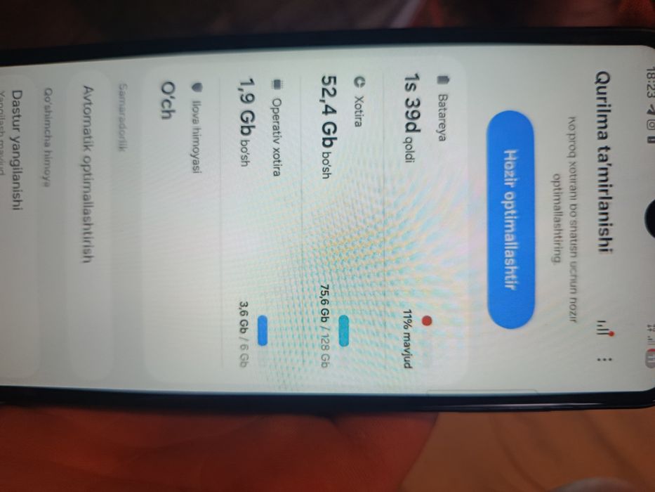 Samsung Galaxy A17 128GB 6RAM arzon narxda
