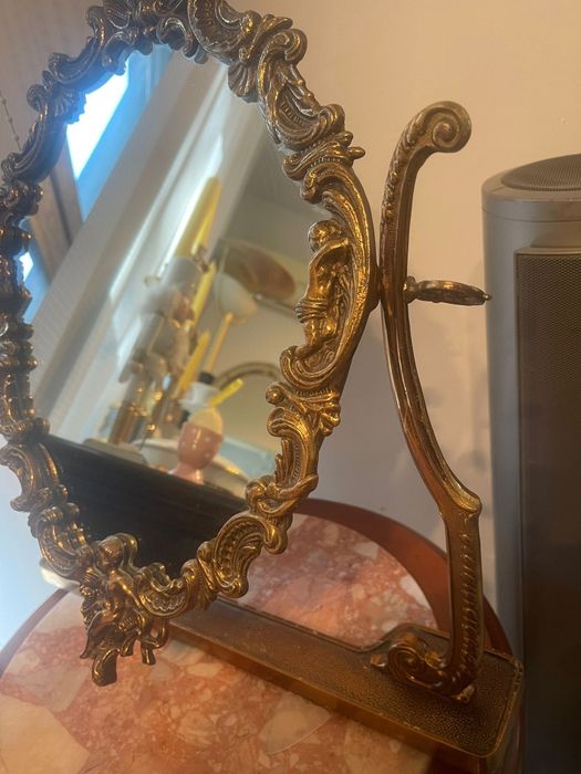 Oglinda vintage bronz