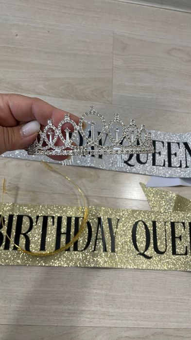 Диадема и ленточка на день рождения!