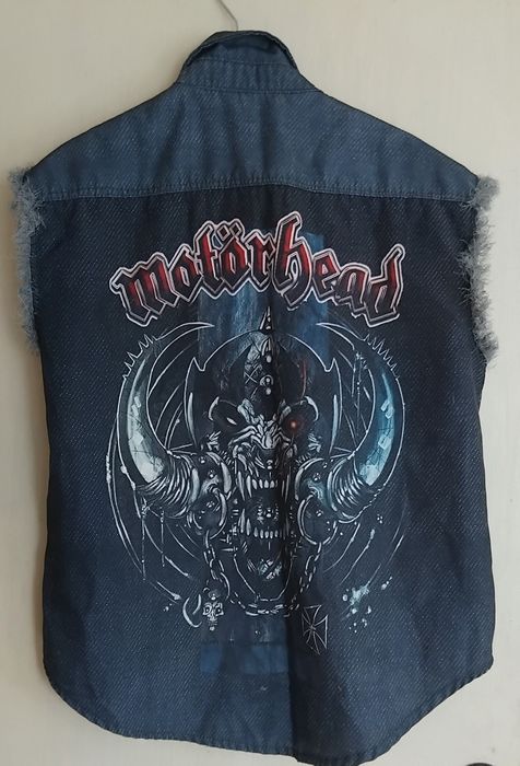 Риза без ръкави,с уникален принт на MOTORHEAD