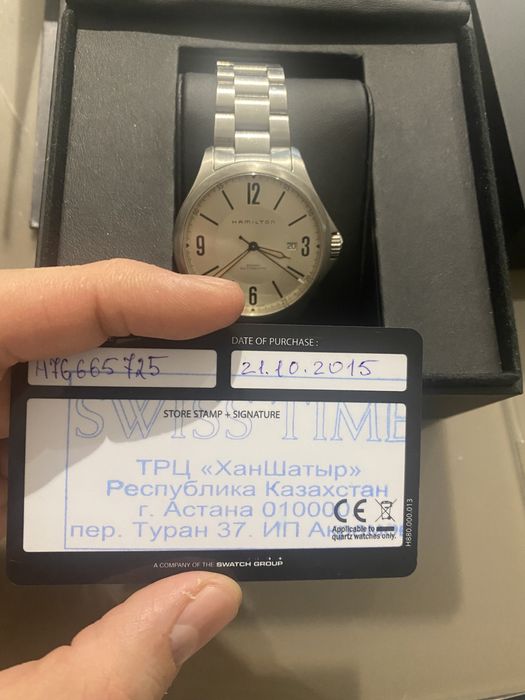 Продам швейцарские часы Hamilton