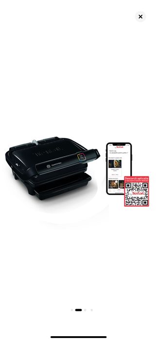 Gratar electric Tefal OptiGrill Elite 2000 W, 12 programe automate