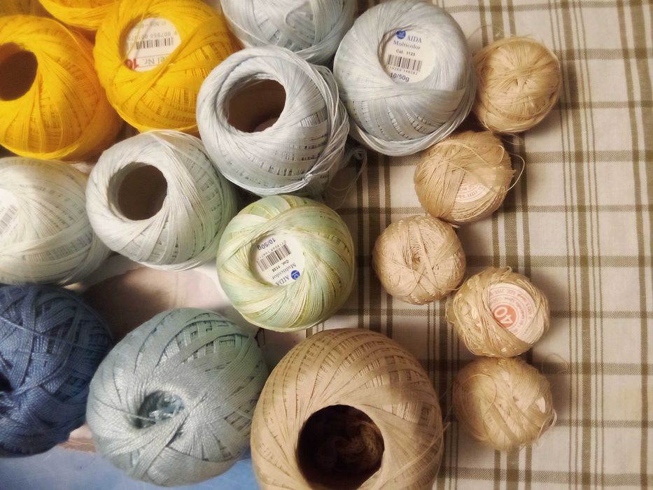 прежда за плетене на една кука