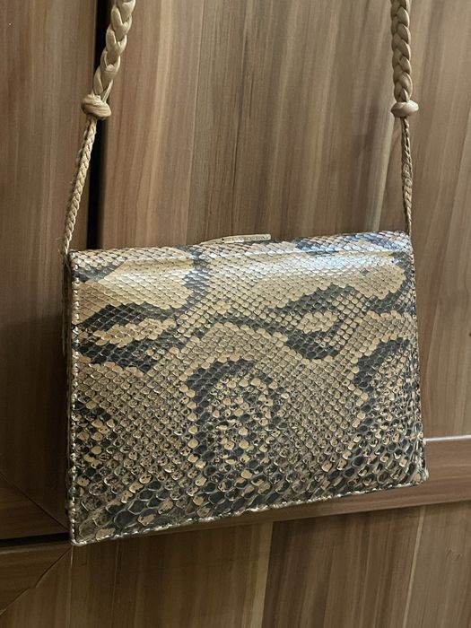Чанта от естествена крокодилска кожа