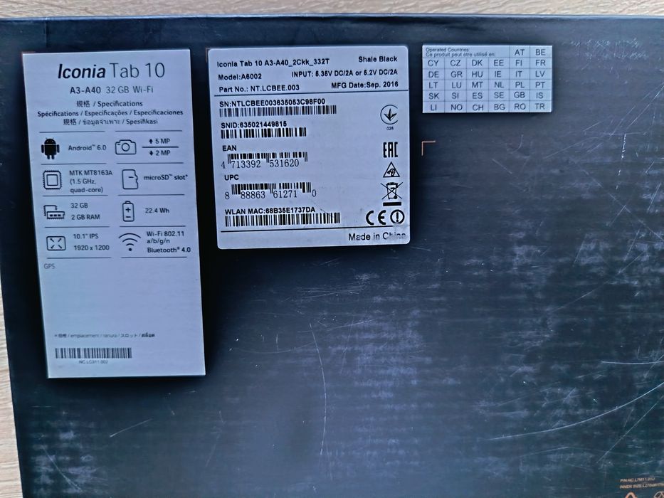 Продавам таблет Acer Iconia Tab 10 32GB