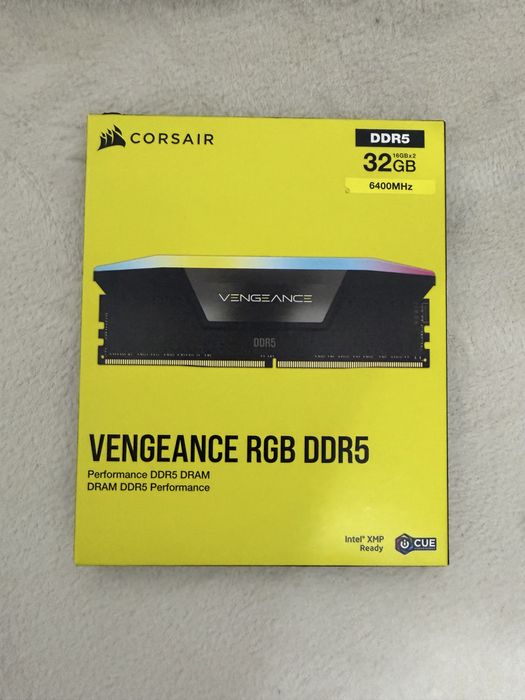 Nou Sigilat CORSAIR Vengeance RGB 32GB (2 x 16GB) 6400Hz DDR5