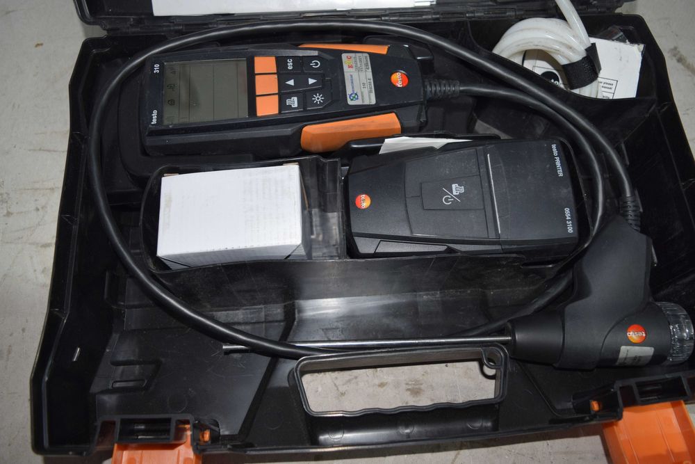 Tester gaze de ardere Testo 310 + imprimantă – stare foarte bună