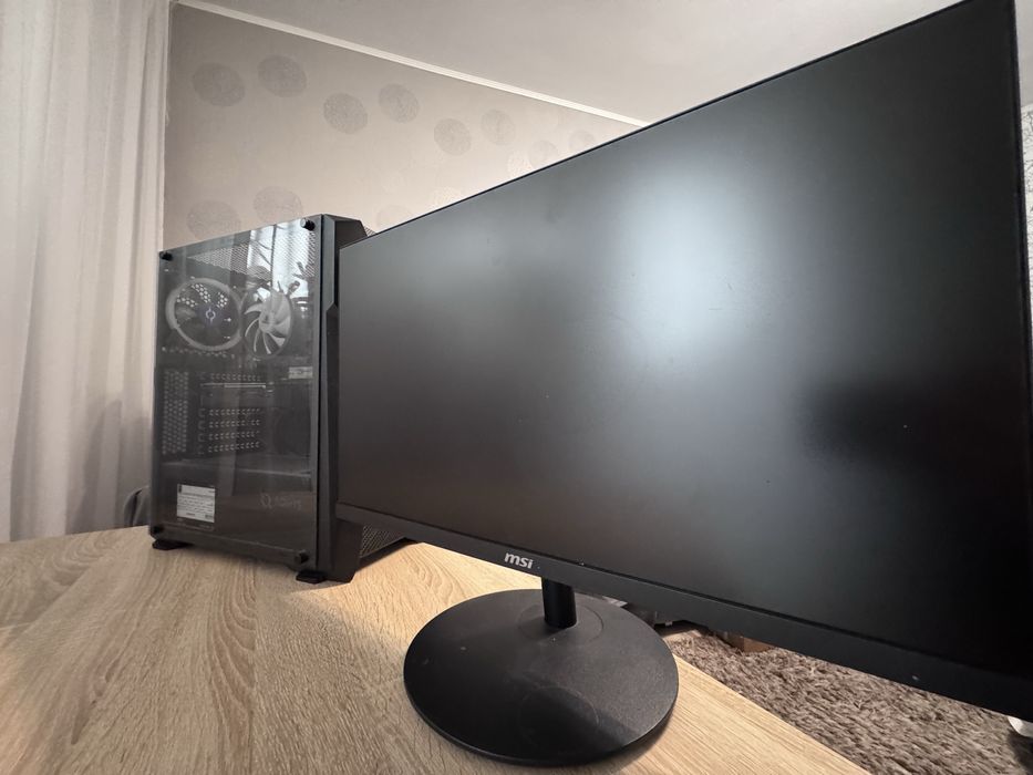 SISTEM AMD R5 1600 + Monitor MSI 60hz