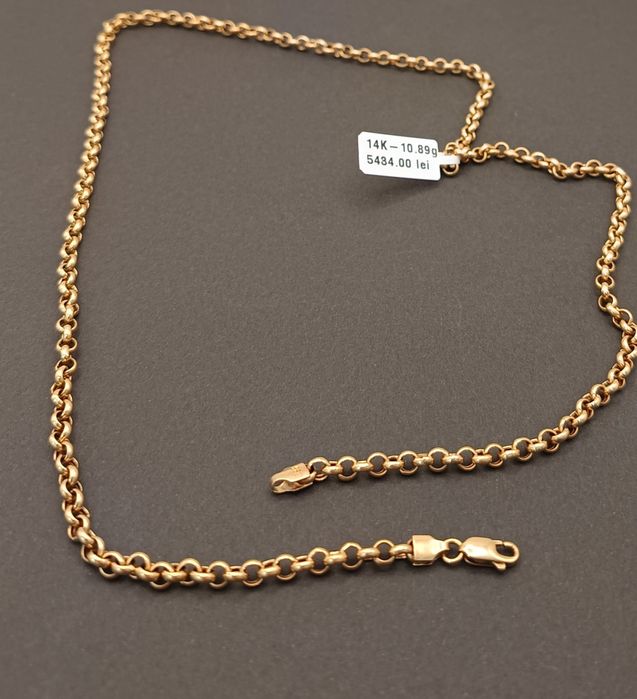 Lanț bărbătesc  10,89 GR Aur 14K
