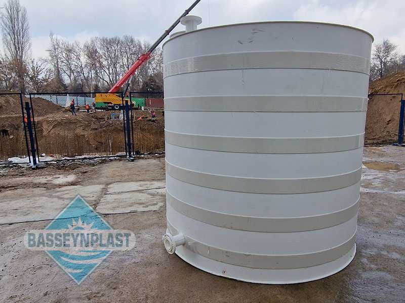 Ichimlik suv uchun plastik eko-sig'imlar va baklar 125m3 gacha