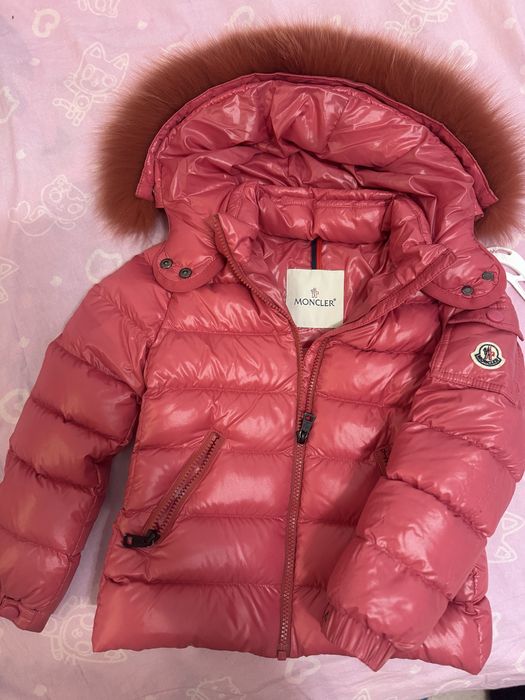 Geaca moncler new armoise fuxia - originala