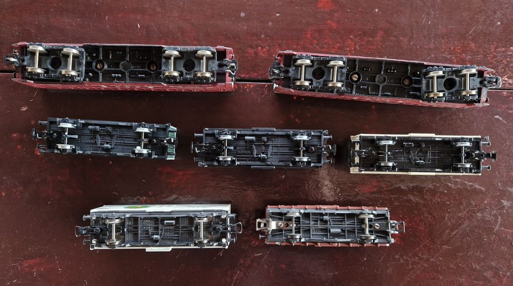 Lot Vagoane trenulet electric HO