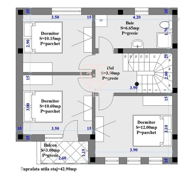 Apartament 4 Camere 2 Bai Gradina Pacurari Mall Moldova