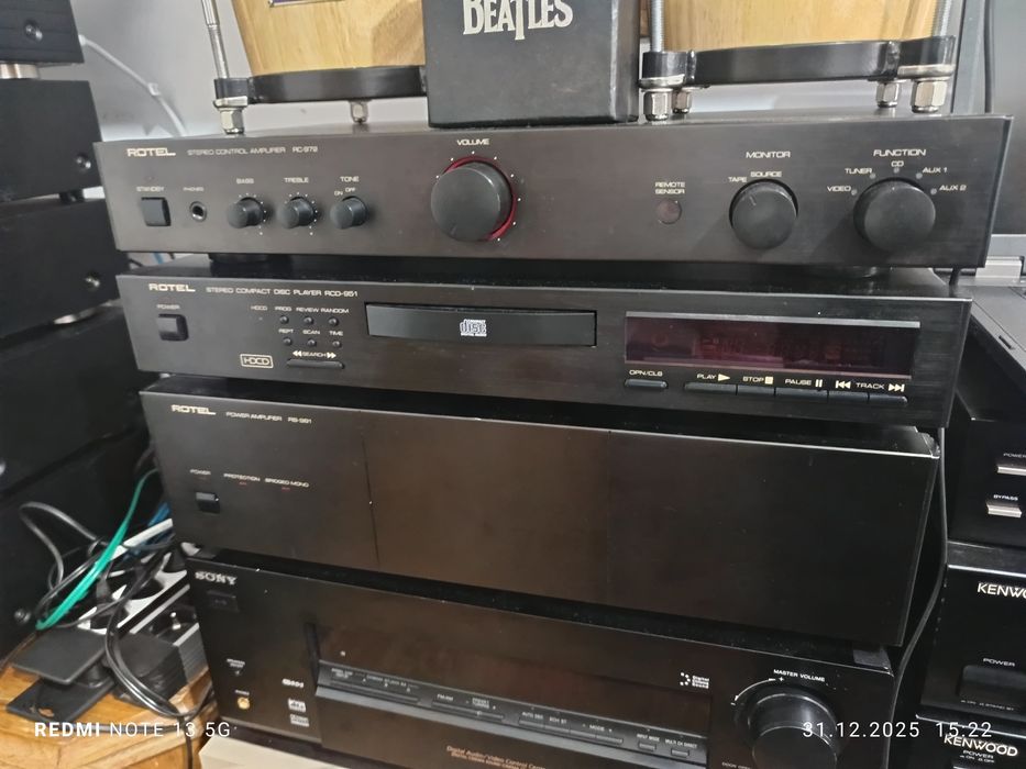 Rotel amplificator final,Preamplificator Rotel și Cd Rotel